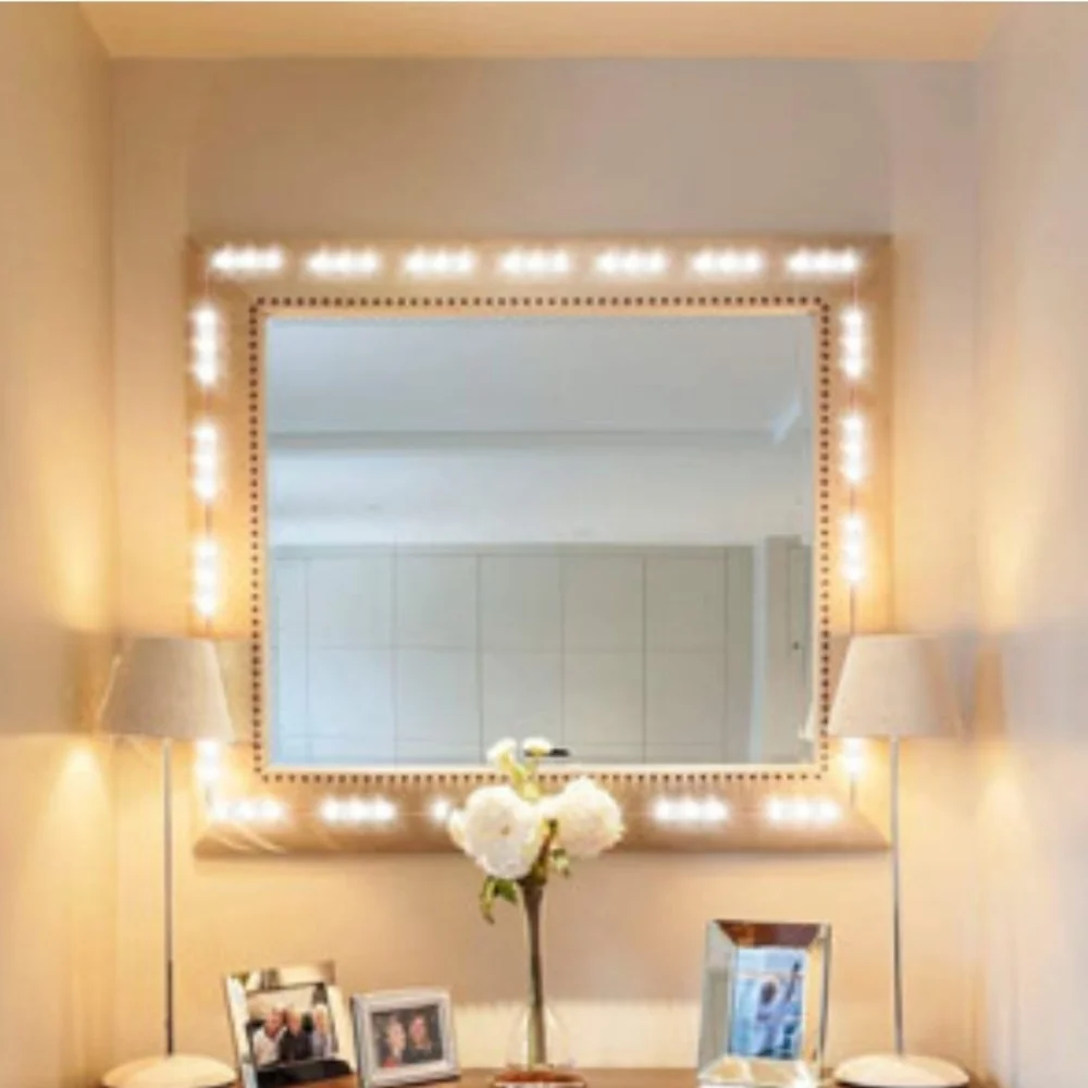 Led Vanity Mirror Lights, Hollywood Style Vanity Make Up Light, 10ft Ultra Brigh - Picture 7 of 10
